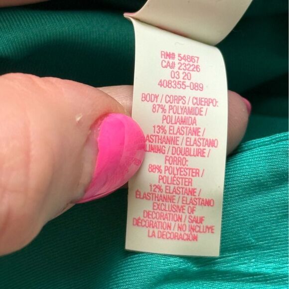 Victoria’s Secret Swim Teal Blue High Waist Tummy Control Bikini Bottom - Picture 6 of 8